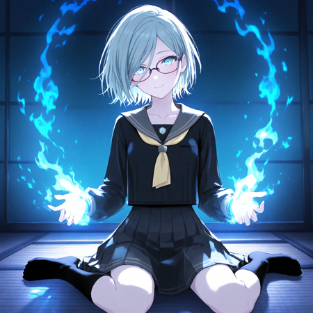 The Zashiki-warashi's Sailor Uniform (Hinomori Shizuku) / Project SEKAI ObsessionIllustrious