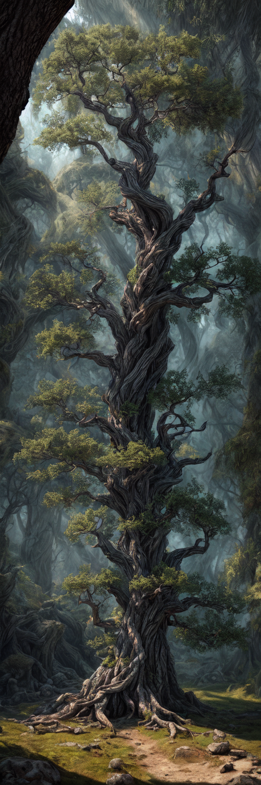 00206-StokeMcToke_Released_Stoked-UltraWide-v1-0_Stoked-UltraWide-v1-0_VAE-fantasy_lone_ancient_gnarled_tree_of_knowledge,_photorealistic,_realistic_light_and_shadows,_realistic_textures_and_details,_8k,.png