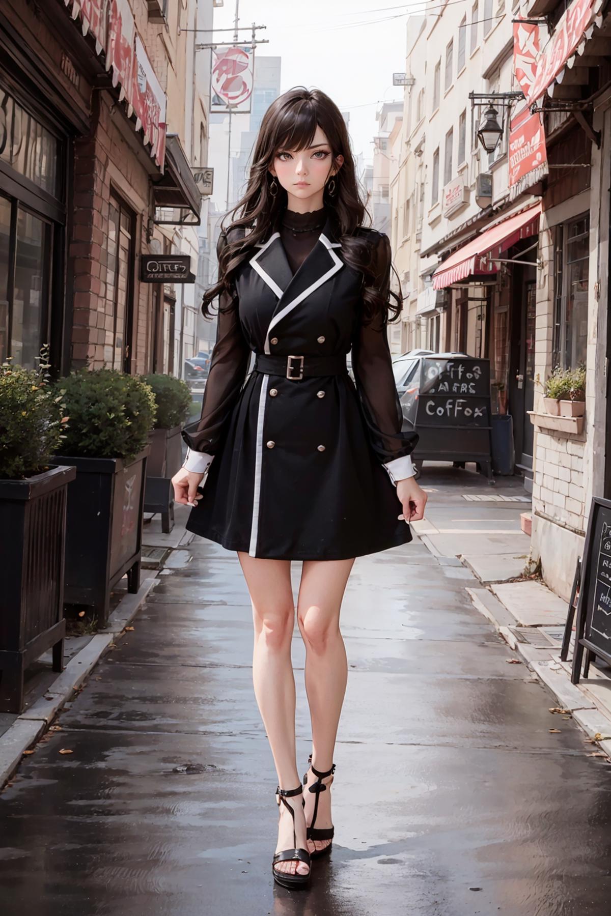 Trench Dress | Formal Attire By - 7ELIX image by 7ELIX
