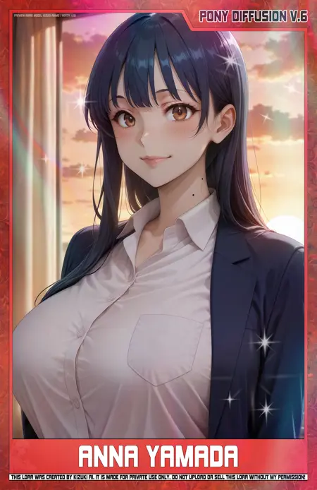 KiuzkiAi - BokuYaba - Yamada Anna [Beta] [Pony Diffusion XL V.6] [SD1 - Original V1.5]