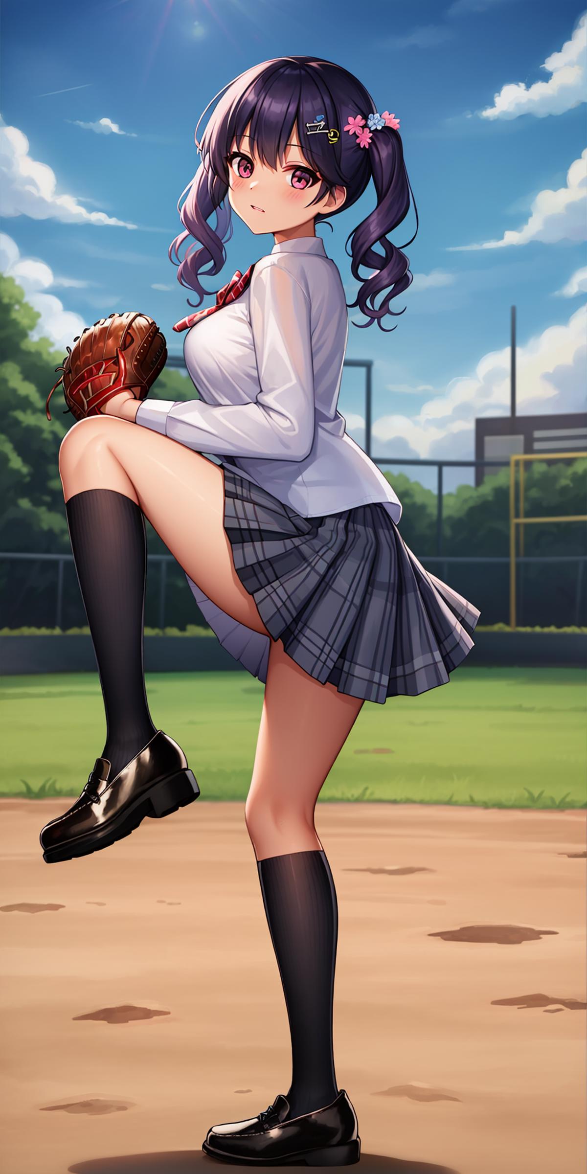 投掷棒球_Throwing Baseball_野球を投げる image by TanedaRisa