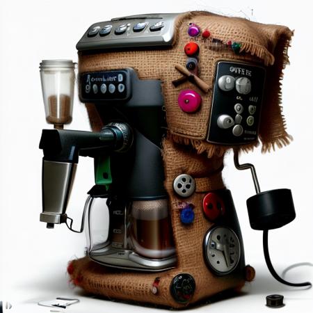 <lora:voodooTECHv5:1> v00d00t3ch coffeemaker