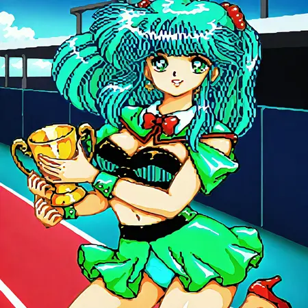 PCE モトローダー2 レースガールキャラクターパック Race Girl Moto Roader 2 ALL-chara pack.