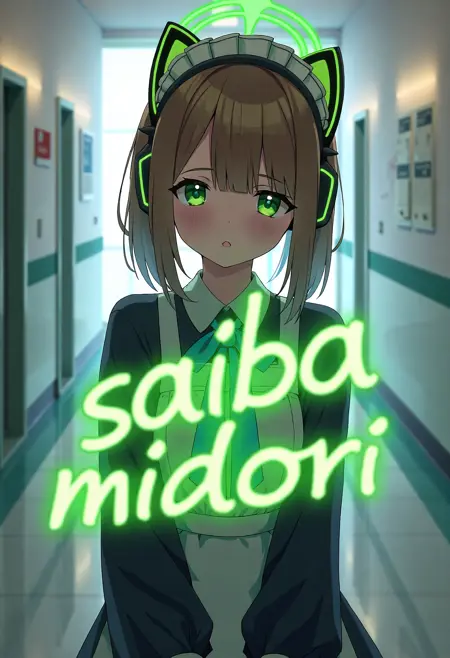 saiba midori才羽绿blue archive蔚蓝档案ba