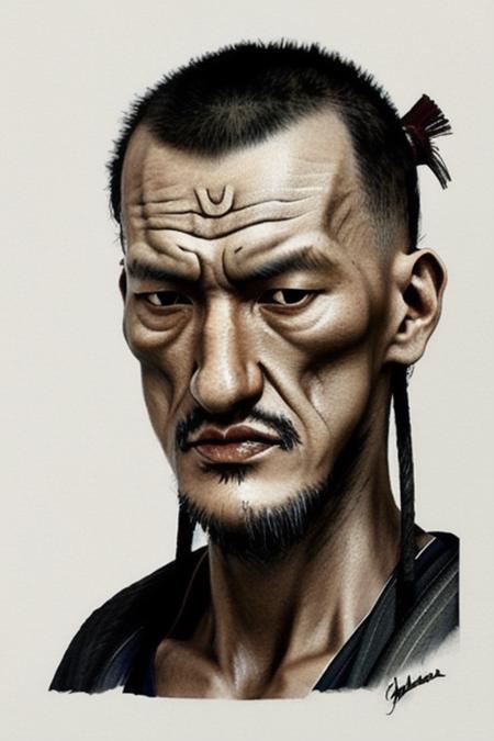 samurai, gerdbaier, realistic