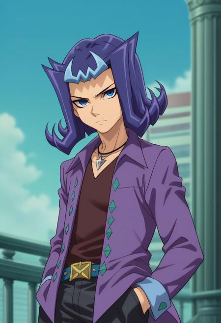 Reginald "Shark" Kastle / Ryouga Kamishiro - Yu-Gi-Oh! Zexal - Pony + Illustrious Pony - 1.0