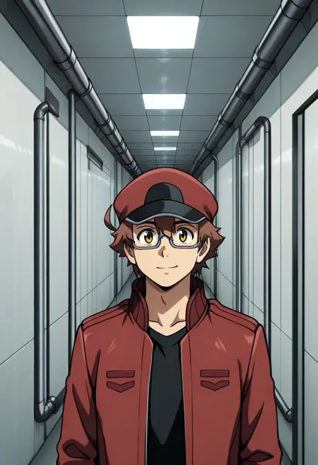 AA2153 (Red Blood Cell) from Cells at Work! BLACK