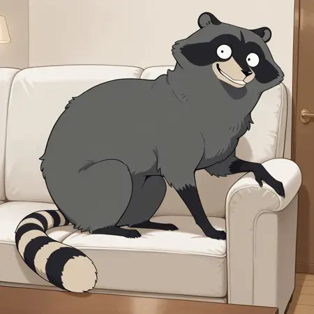 Raccoon (Housebroken)