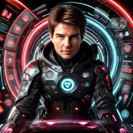 (tom cruise) hackingui, user interface, hud, colorful rainbow colors, <lora:hackingui:1>, (perfect hair, perfect face:1.25)