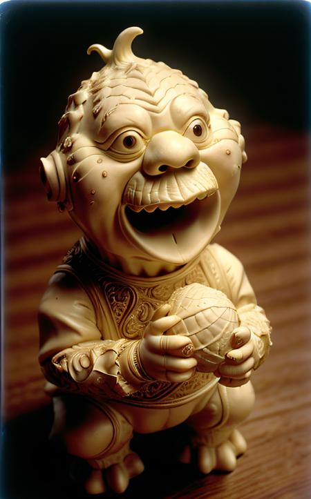 analog film photo Anthropomorphic cabbage screaming, realistic, no humans, food focus, vegetable, still life, guro, blurry background
 <lora:IvoryGoldAIv2:1> ivory gold . faded film, desaturated, 35mm photo, grainy, vignette, vintage, Kodachrome, Lomography, stained, highly detailed, found footage