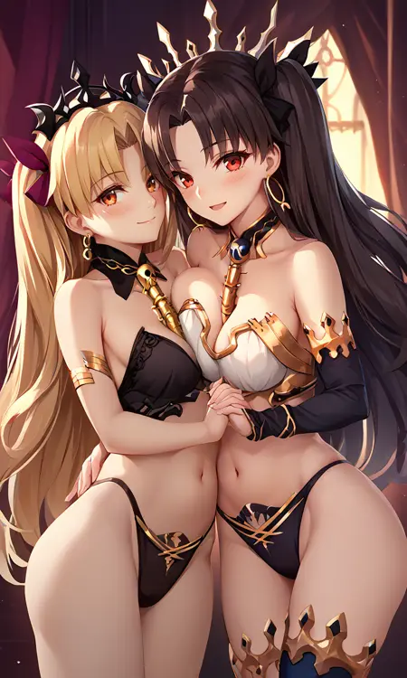 ishtar+ereshkigal duo (Pony)