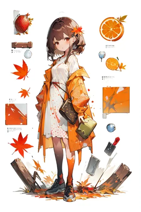 Cute materials(items sprinkled)/要素のちりばめ