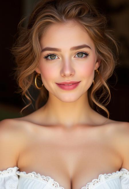pretty beauty lovely busty chesty curvy decollete young cute face