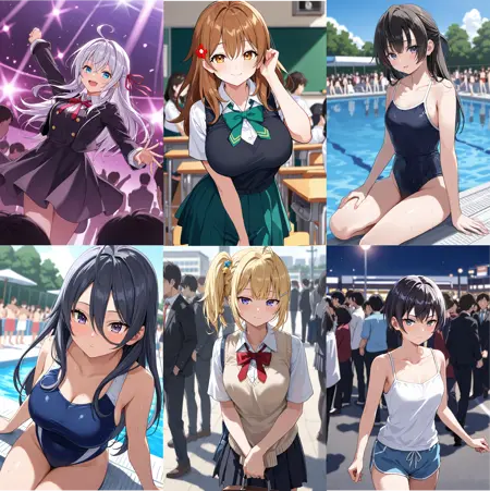 時々ボソッとロシア語でデレる隣のアーリャさん 6characterpack/Alya Sometimes Hides Her Feelings in Russian, often abbreviated to Roshidere