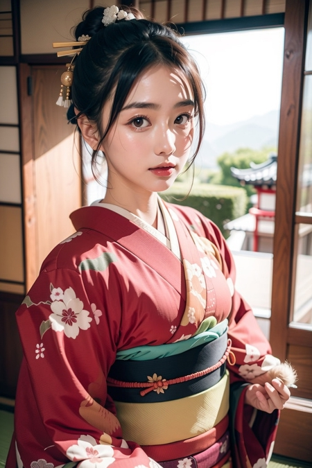 kimono 1girl <LORA:Kimonos:1.0>
