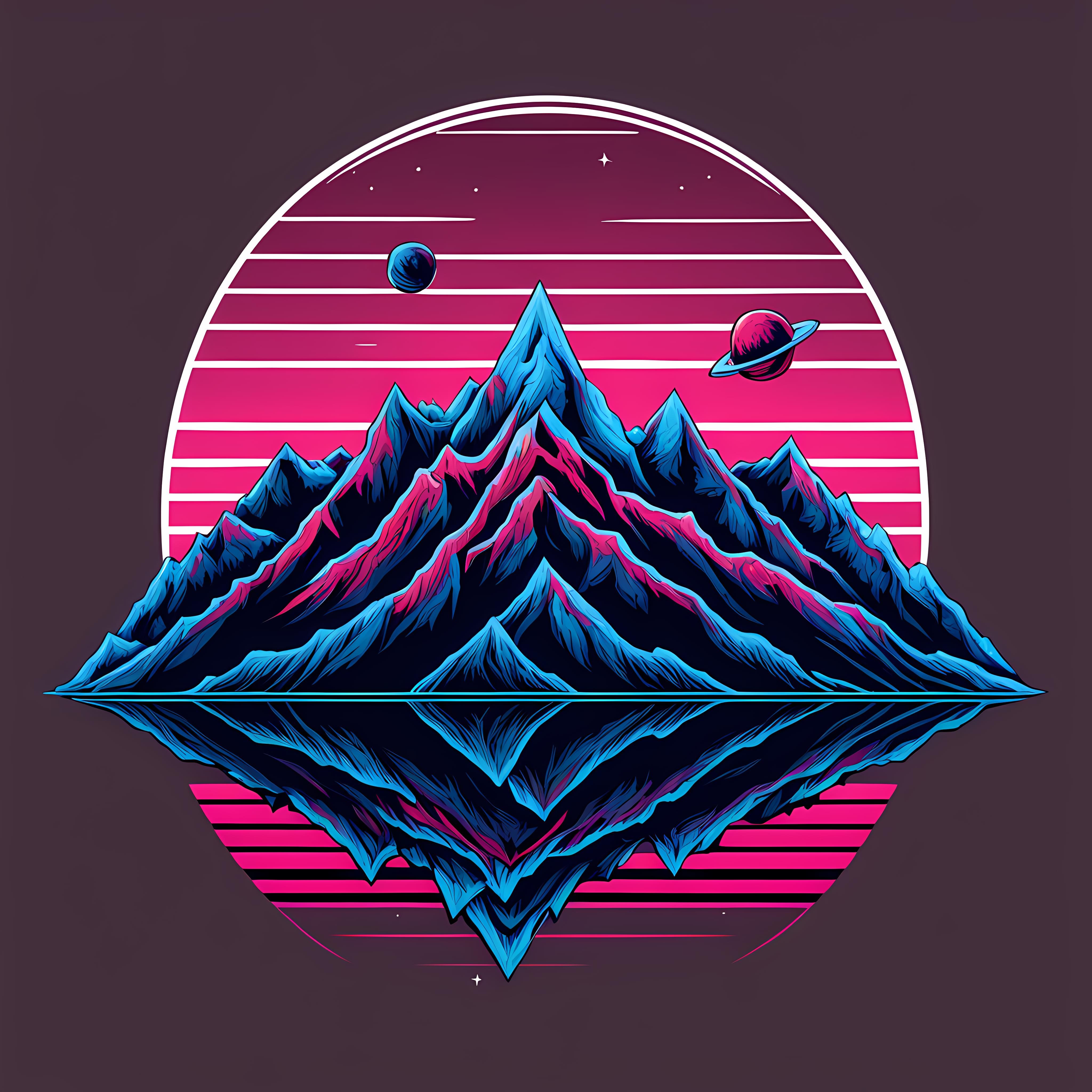 DFunk SDXL - Illustrative Funk w/ Little Retrowave Graffiti, T-Shirt Graphic image by Atteronious