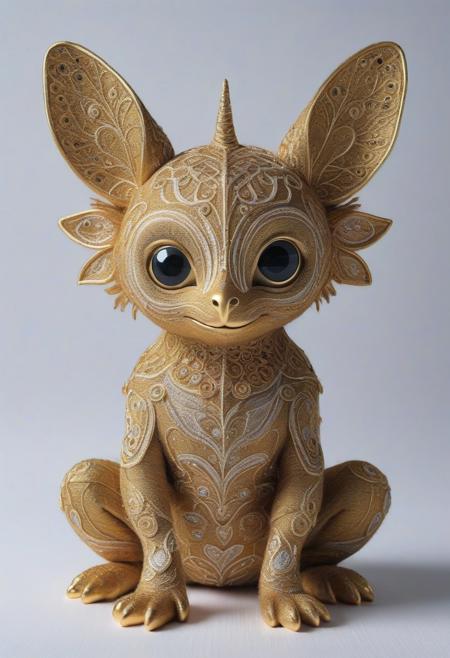 
((( a weird creature which look imperfect but somehow has an extremely cute and adorable sight. It came to the village of animals, and they adore it so much by giving it the best gift they were able to give. The creature looks like a pervert AI Images Generator )))