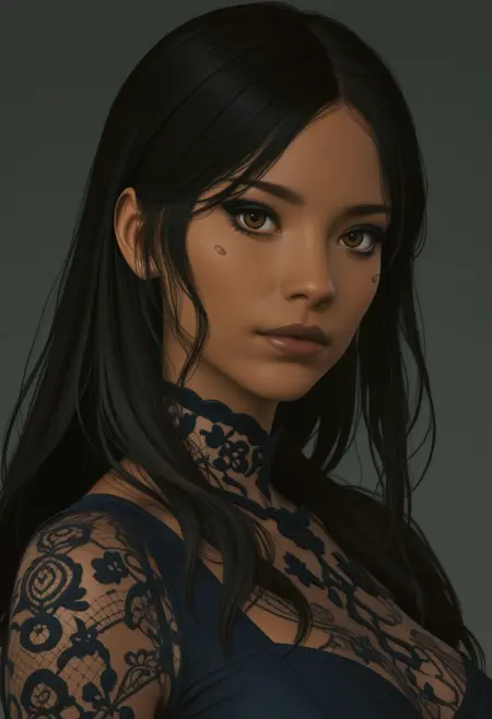 Black-Haired Female V from Cyberpunk 2077 [IllustriousXL]