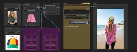 Basic Nano Banana ComfyUI workflow with up to 5 reference images Up to 5 reference images