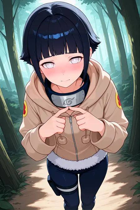 Hinata Hyuga Genin (Naruto) COMMISSION