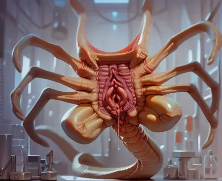 Facehugger jumping