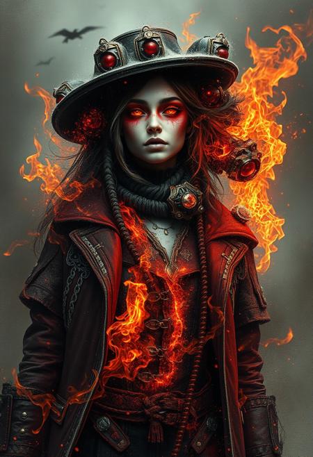 By Eric Lacombe By Patrice Murciano Frostpunk Fashion Photography, in flames