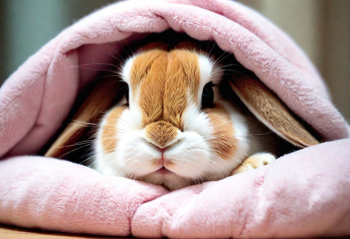 sleep cute bunny