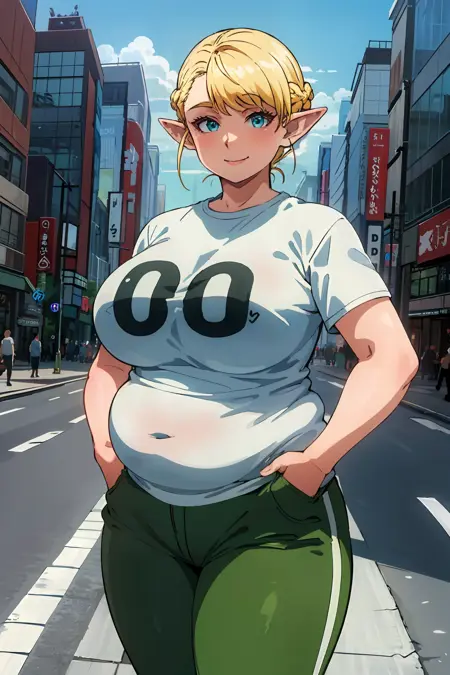 (SD 1.5 and Pony XL) Erufuda (Elfuda) | Elf-san wa Yaserarenai LoRa