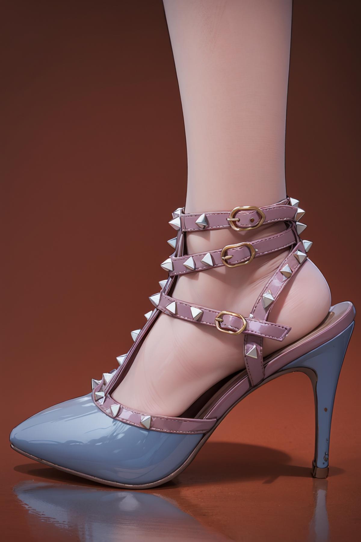 collapsible high heels