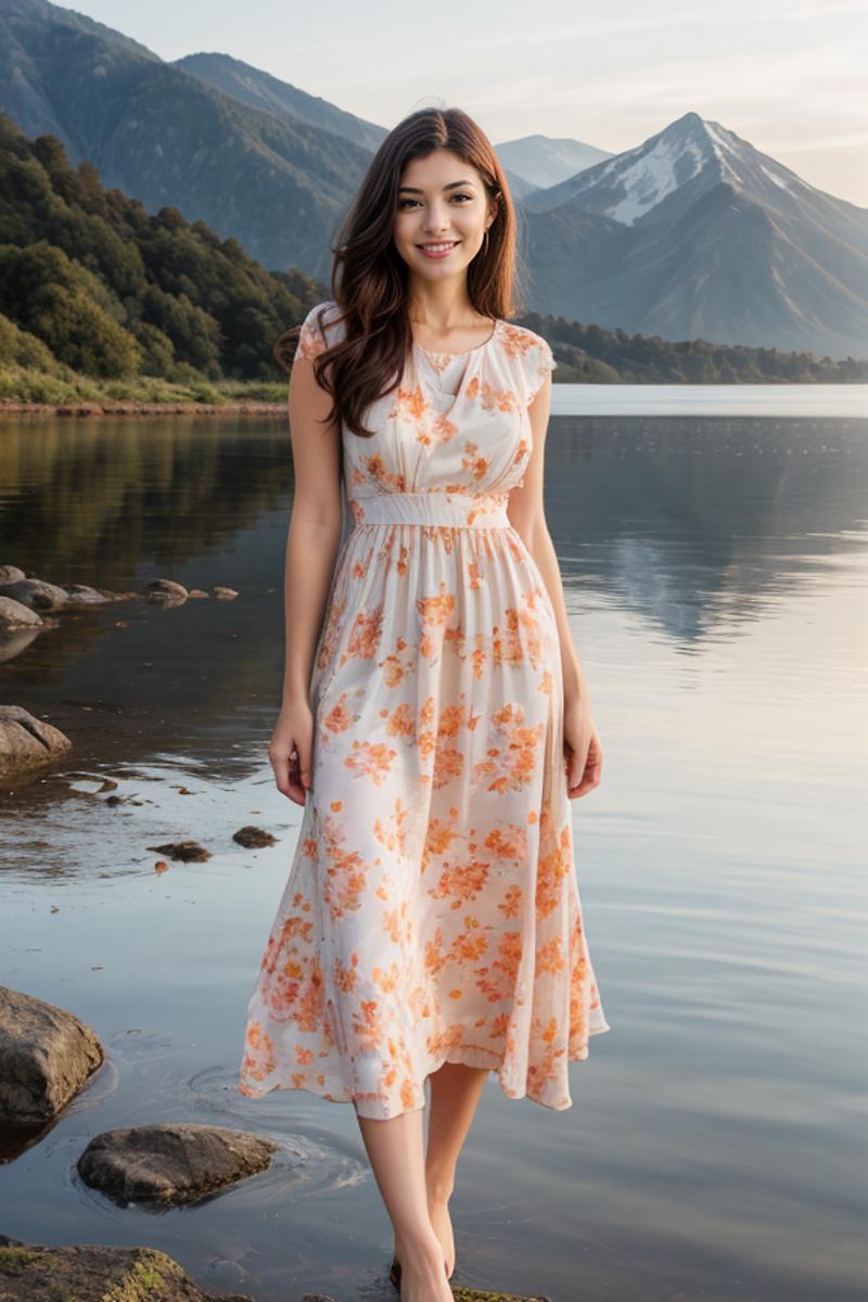 Flower Print Frock by Stable Yogi image by Stable_Yogi