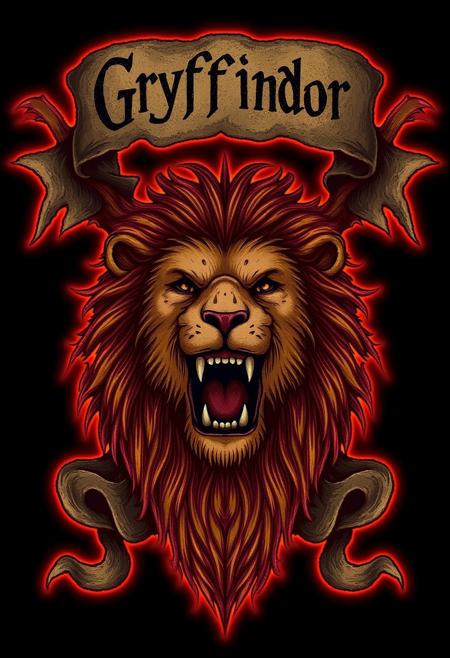 Hogwarts house crests V1