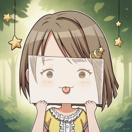 Holding Paper with emoji face   [Pony+XL+SD] LoRA PonyXL Read description