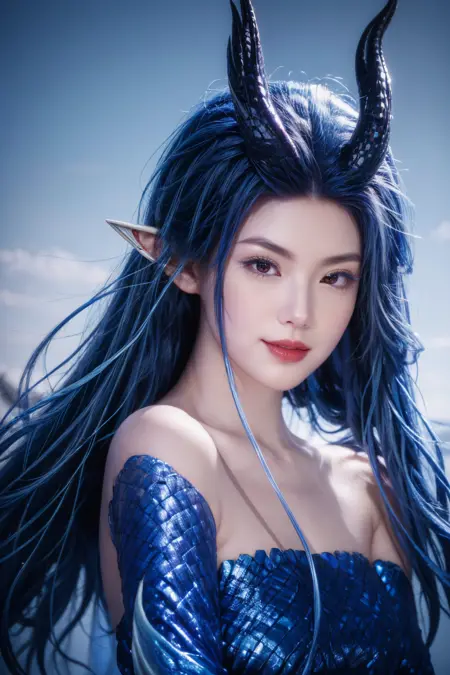 嗯呢|角色_敖闰-哪吒2_西海龙王|NEZHA2_The West Sea Dragon King_AORUN