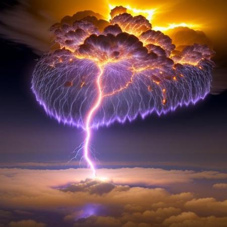 *Mamudoon (Heavier Curse) + Maralagidyne (Heavier Flame) + Mazionga (Heavier Thunderstorm)*
A heavier mystic electric purple fire explosions causing critical hit