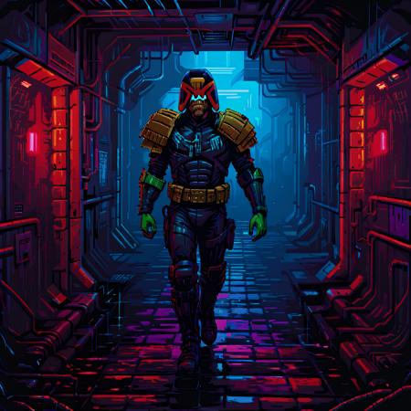 Judge Dredd Comic Style (SDXL) v2.0
