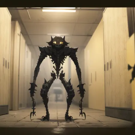 Backrooms - Bacteria / Void Monster / Urban Legend /  Evil Robot / Figurine