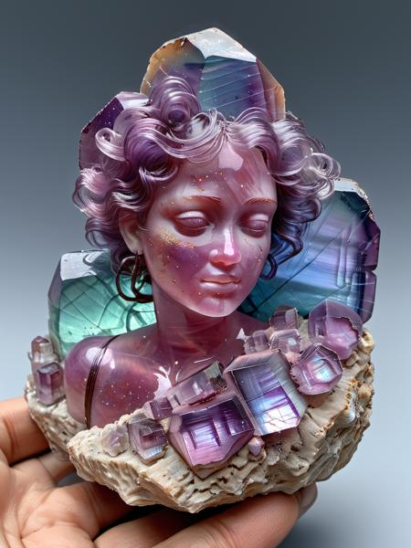 Fluorite Mineral World Morph SDXL v1.0