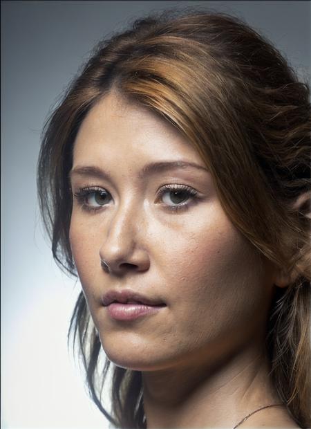 portrait of sks woman, epic (photo, studio lighting, hard light, sony a7, 50 mm, matte skin, pores, colors, hyperdetailed, hyperrealistic), <lora:locon_jewelstaite_v1_from_v1_64_32:1.25>