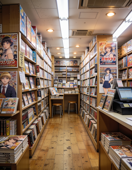 Japanese manga bookstore pony v1.0