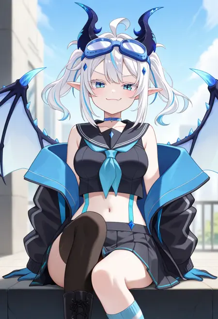 Nova Aokami I Glitch Stars Vtuber I IllustriousXL and NoobAI