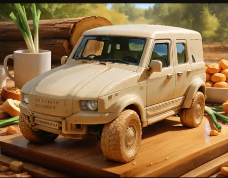 [Malebolgia] Soybertruck Tesla Founders Edition Baja Blast Vehicle Illustrious