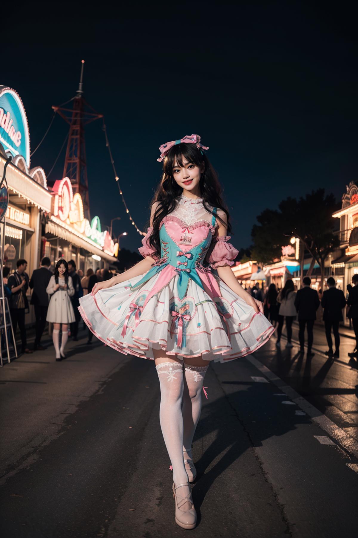 Sweet style dress | 甜美风裙子 image by cyberAngel_