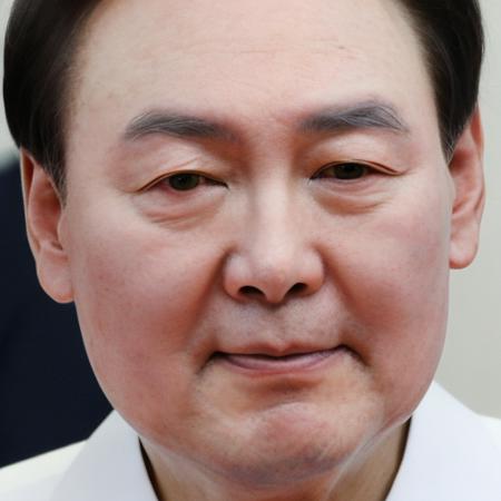 south korea president ((dnflemfdmldlfrmfjwlsduddnd)), ((masterpiece)), 8k detailed, front face, focusing on face, smile