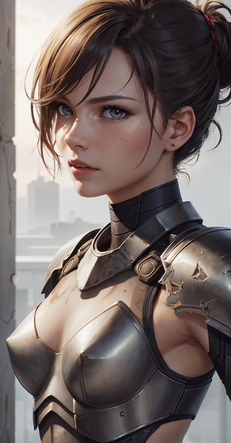 best quality, masterpiece, realistic,
adult female, armored warrior,
((small breasts)),
messy [updo|hanging] hair,
(upper body:0.6),
sharp details, (high detail skin),
realistic skin texture,
<lora:lora_perfecteyes_v1_from_v1_160:0.5> perfecteyes eyes