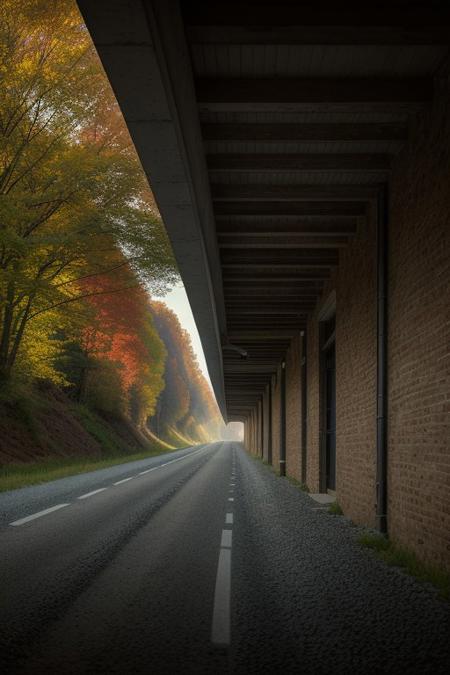 scenery, conceptart, nature, country road, masterpiece, best quality, intricate detail, absurdres, chromatic aberration, depth of field, professional photography, soft lighting, tone mapped, highly detailed, sharp focus, dramatic lighting, intricate details, cinematic, 8K, incredible shadows, realistic, (highly detailed background:1.0)
