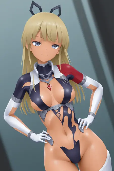 [Illustrious]新居目 安里 プライド衣装 アリスギアアイギス / Araime Yasuri Pride Alice Gear Aegis