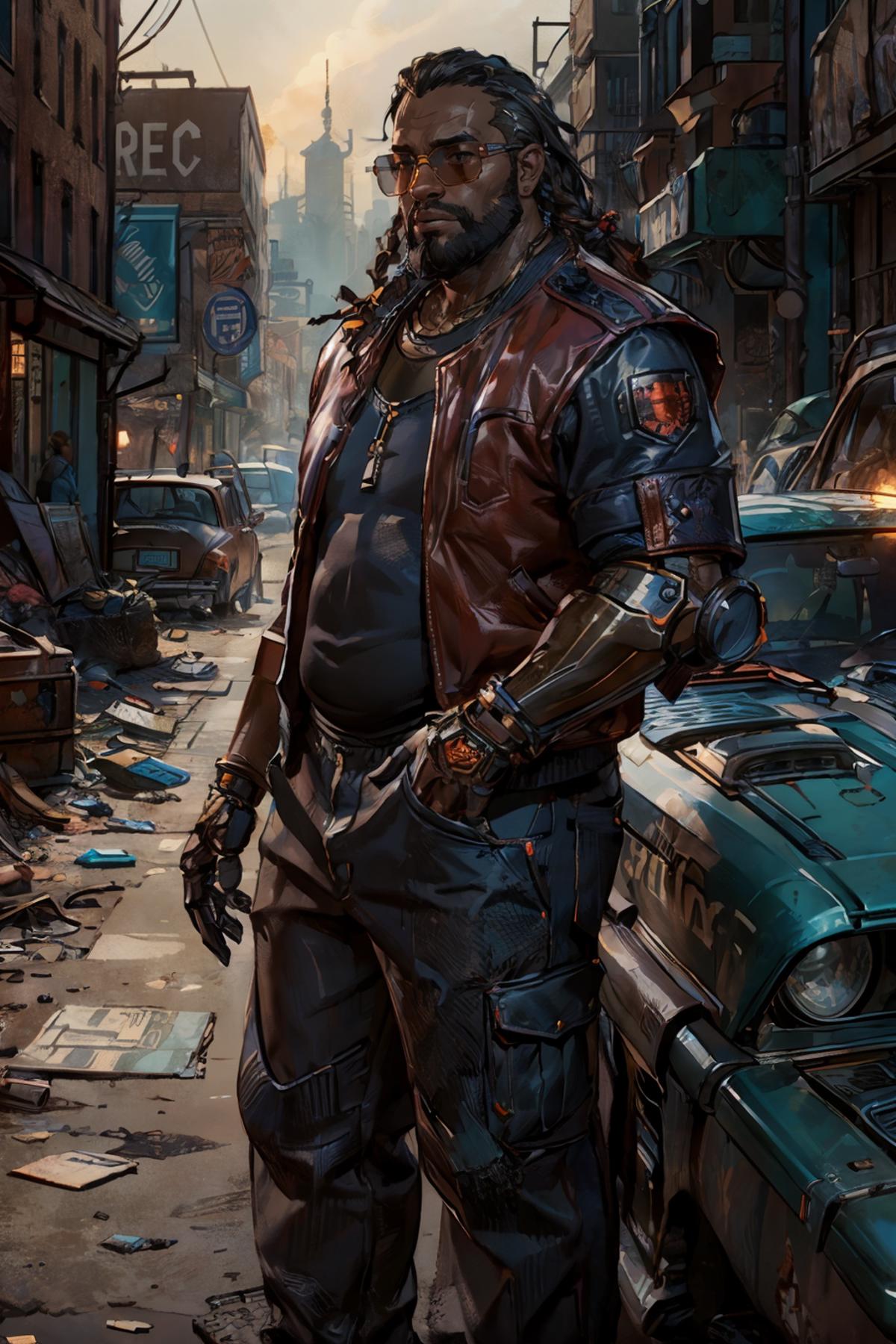 Dexter DeShawn from Cyberpunk 2077 image by wikkitikki