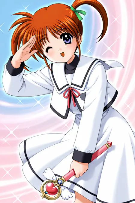 高町なのは(とらいあんぐるハート3 リリカルおもちゃ箱)/ Nanoha Takamachi (Triangle Heart 3 lyrical omochabako)