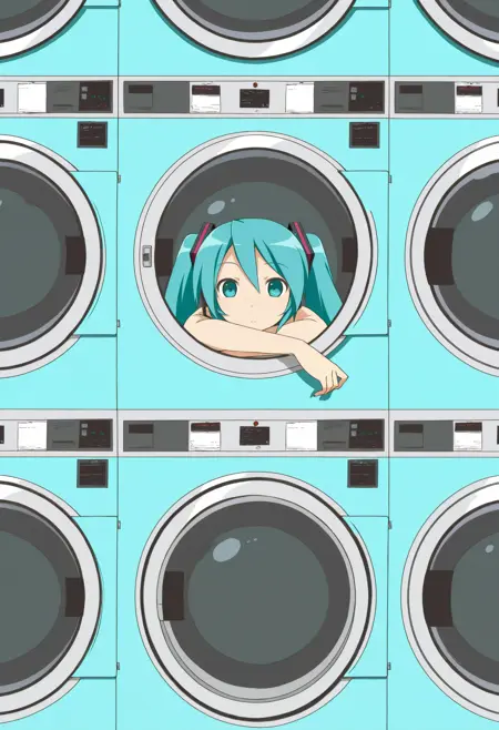 Vixon's Illustrious Backgrounds - Laundromat