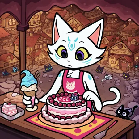 2000s Thick Outline Style Mix